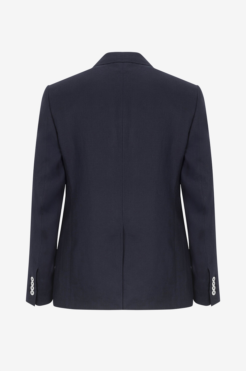 DOLCE & GABBANA Zweireihiger Leinenblazer mit Patch Sicilia Light Herren DUNKELBLAU 2