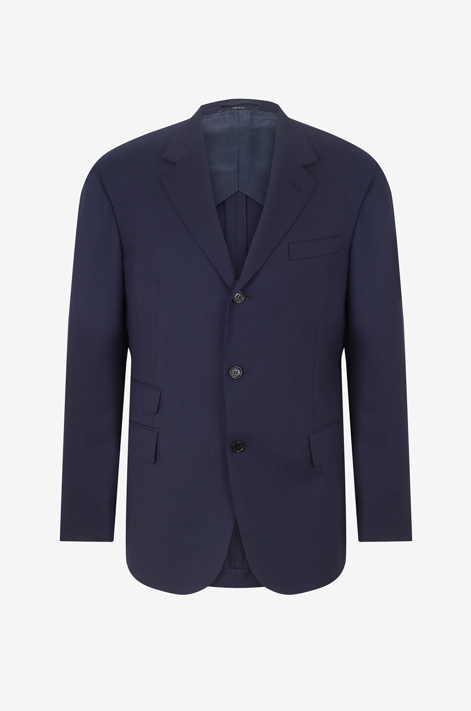 DUNHILL Blazer à boutonnage simple en laine Tropical Wool Cavendish Homme BLEU FONCE 1