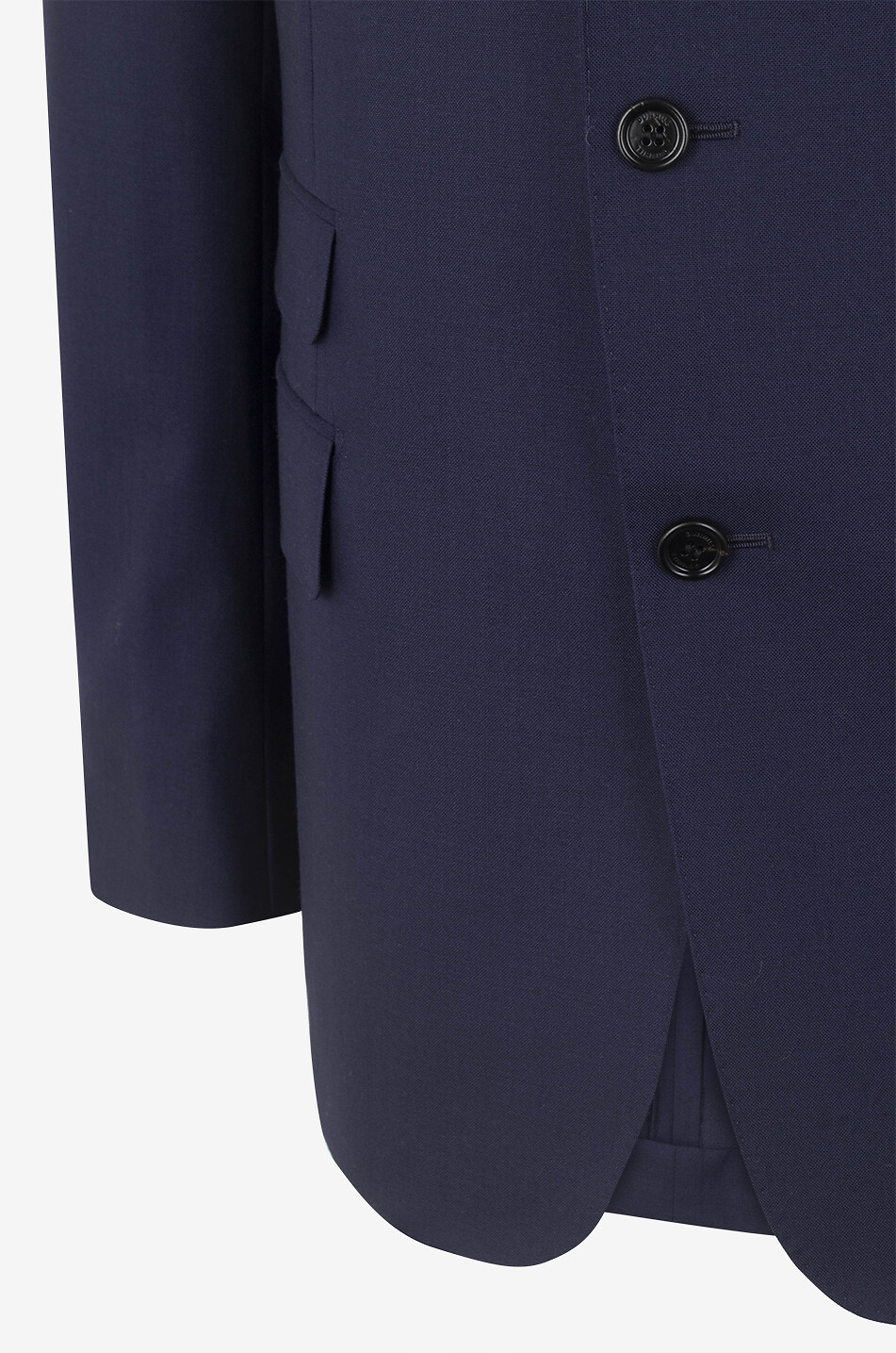 DUNHILL Blazer à boutonnage simple en laine Tropical Wool Cavendish Homme BLEU FONCE 3
