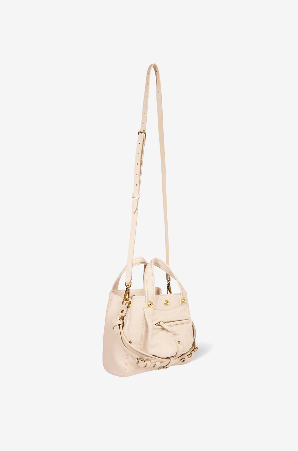 Sac porté épaule en cuir de chèvre Billy Nano