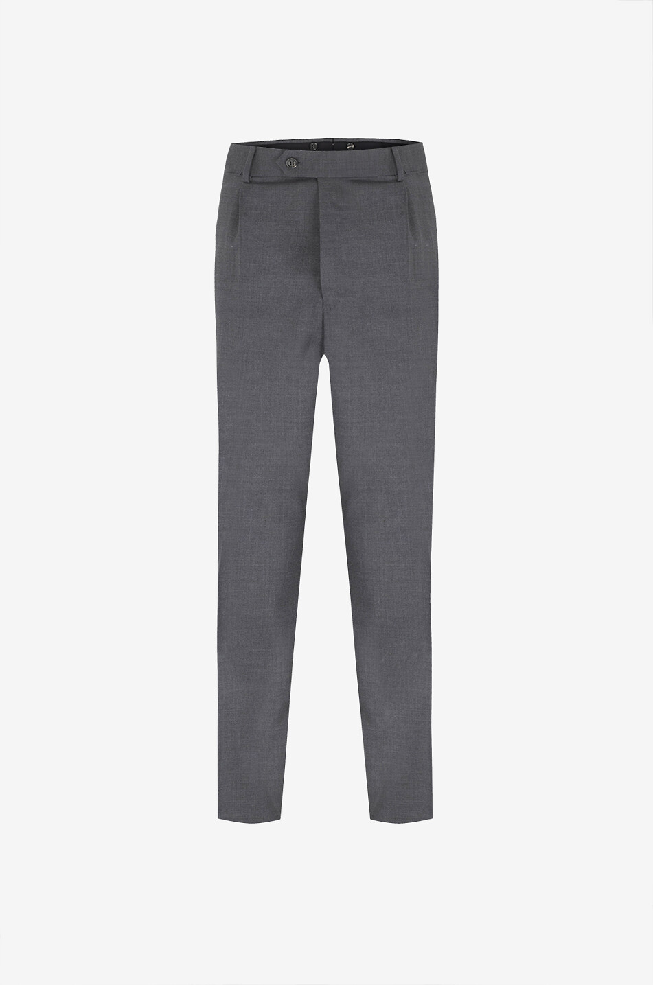 DUNHILL Pantalon droit en laine Tropical Wool Homme GRIS FONCÉ 1