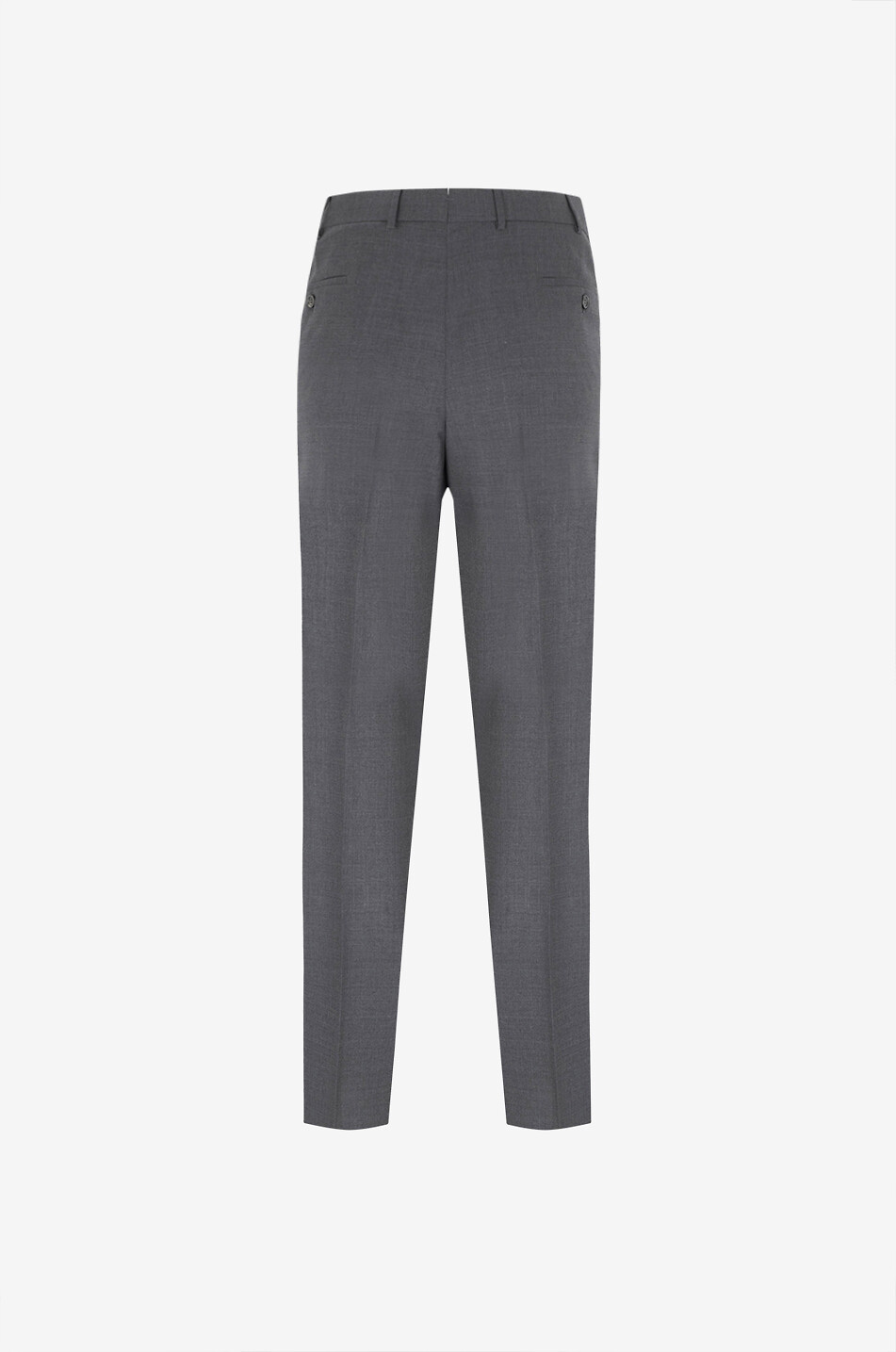 DUNHILL Pantalon droit en laine Tropical Wool Homme GRIS FONCÉ 2