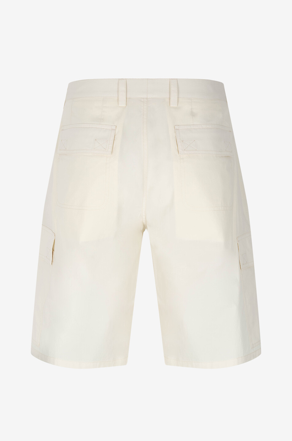 DOLCE & GABBANA Short cargo en popeline Homme Beige clair 2