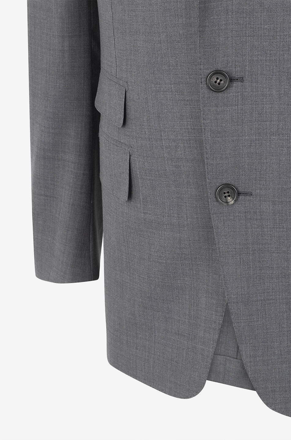 DUNHILL Veste en laine et cachemire Bourdon Homme GRIS FONCÉ 8