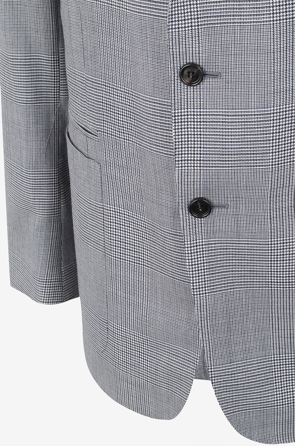 DUNHILL Cavendish glen check wool jacket Men DARK BLUE 3