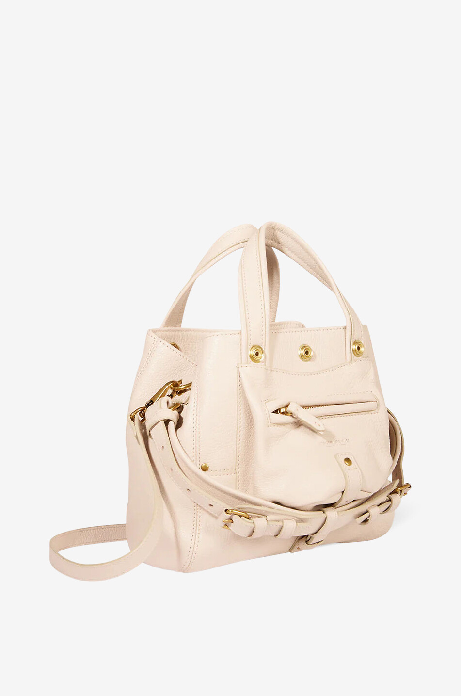 Sac porté épaule en cuir de chèvre Billy Nano