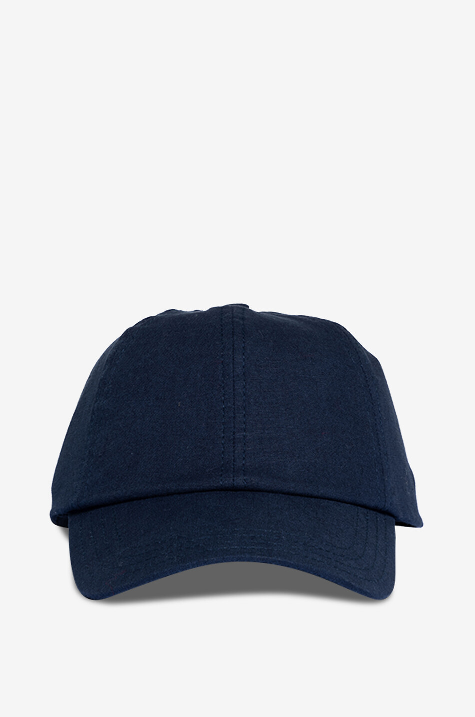 04651/ Casquette en lin et coton Homme BLEU FONCE 1