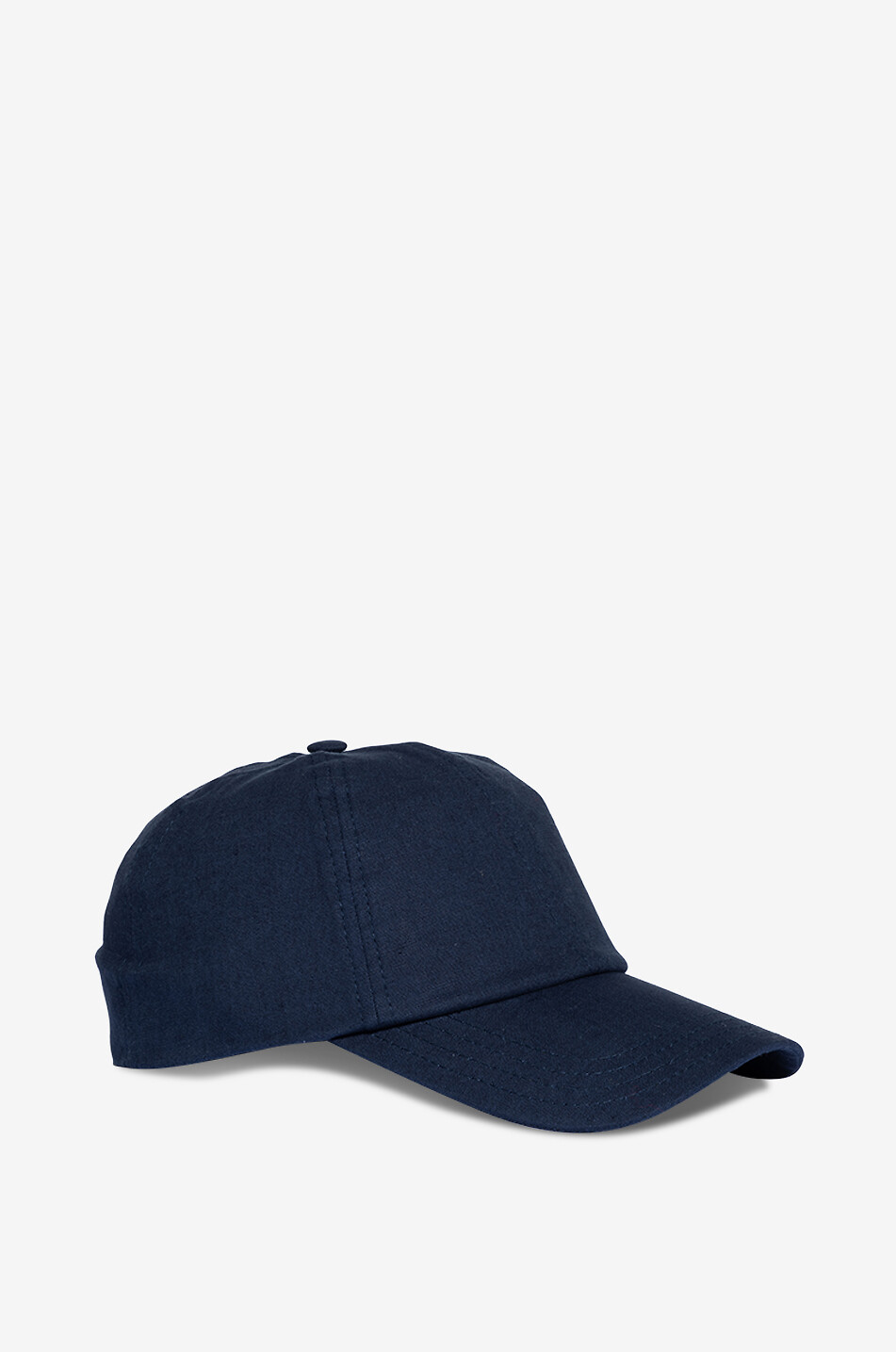 04651/ Casquette en lin et coton Homme BLEU FONCE 2