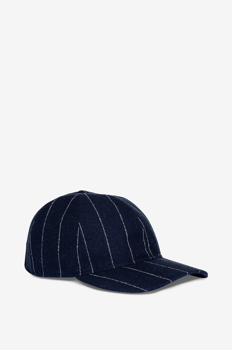 BORSALINO Casquette en lin milleraie Homme BLEU FONCE 2