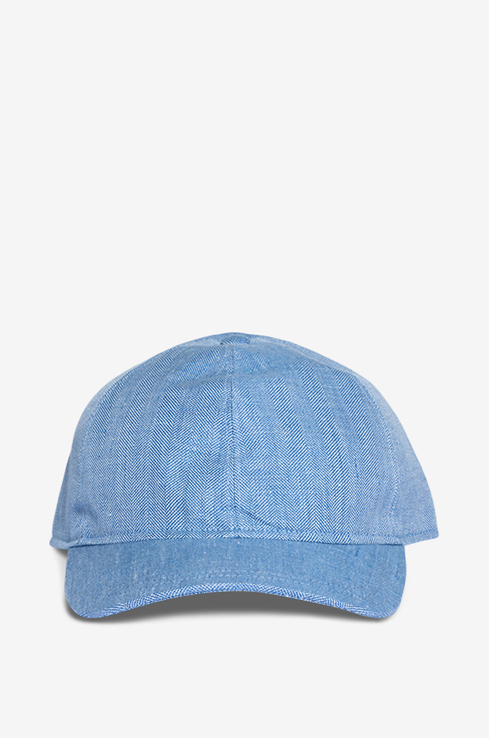 BORSALINO Casquette en lin Hiker Homme BLEU MOYEN 1