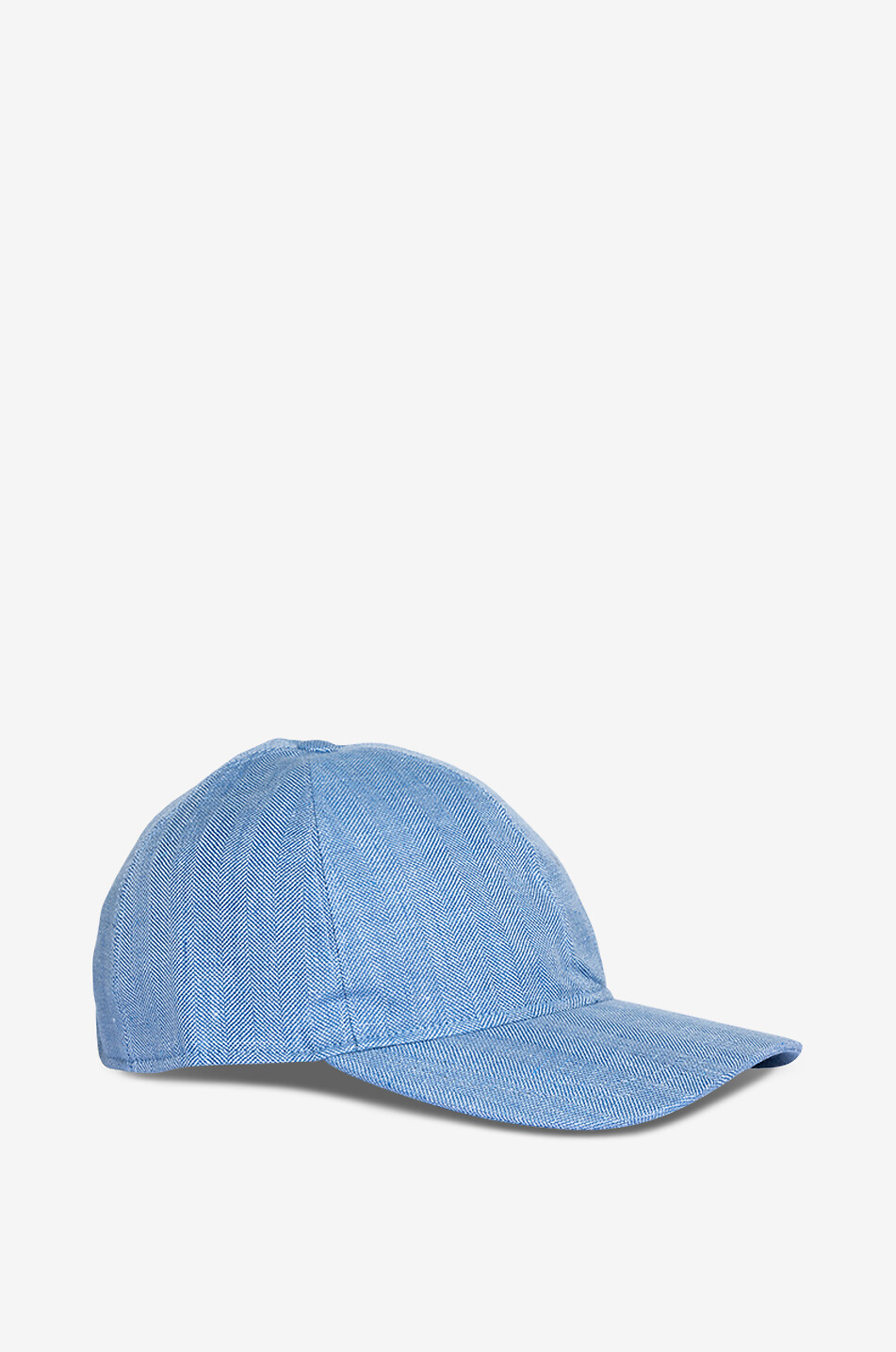 BORSALINO Casquette en lin Hiker Homme BLEU MOYEN 2