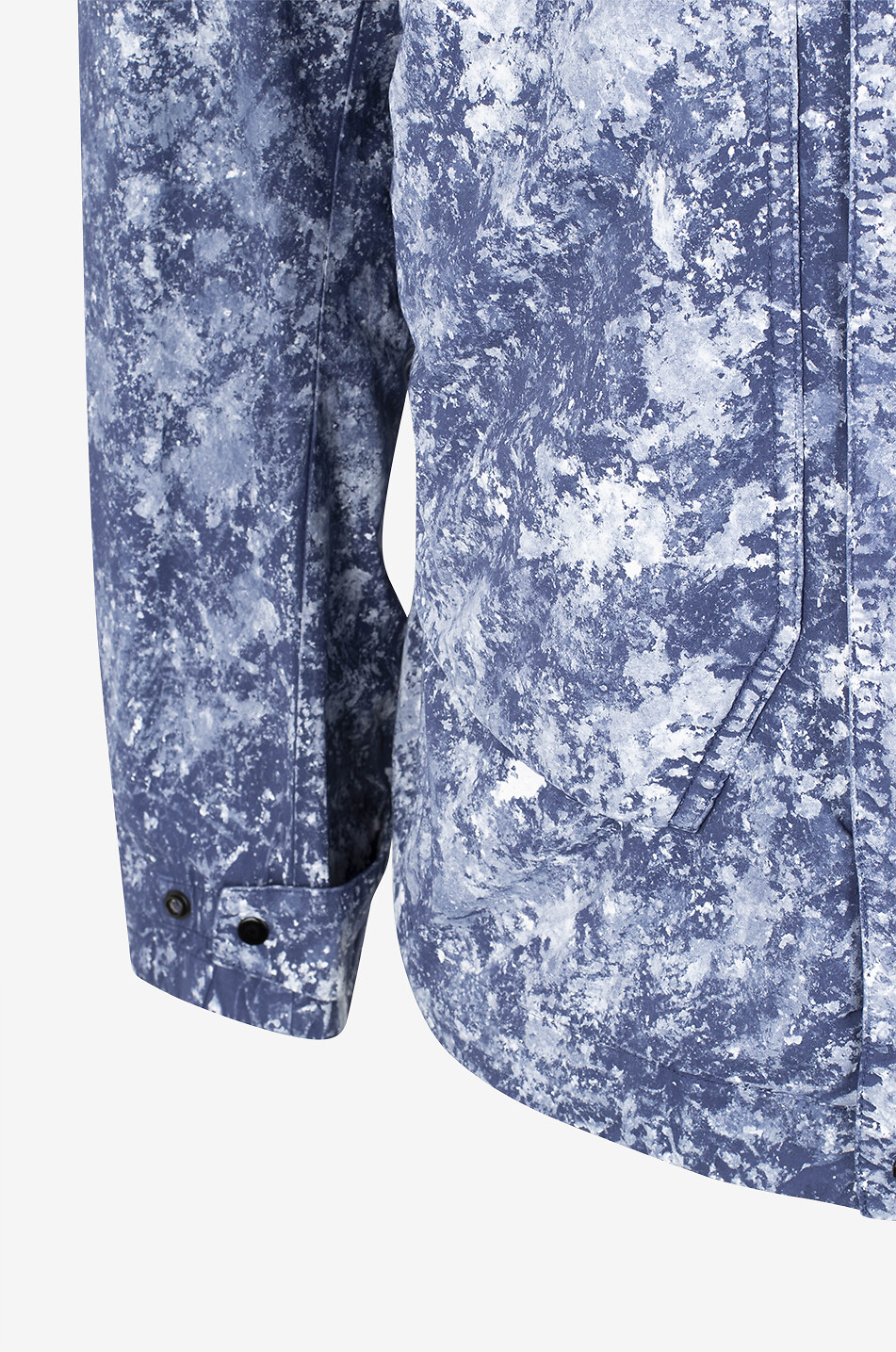 4100076 White Pigment on Tela Paracadute cotton parka