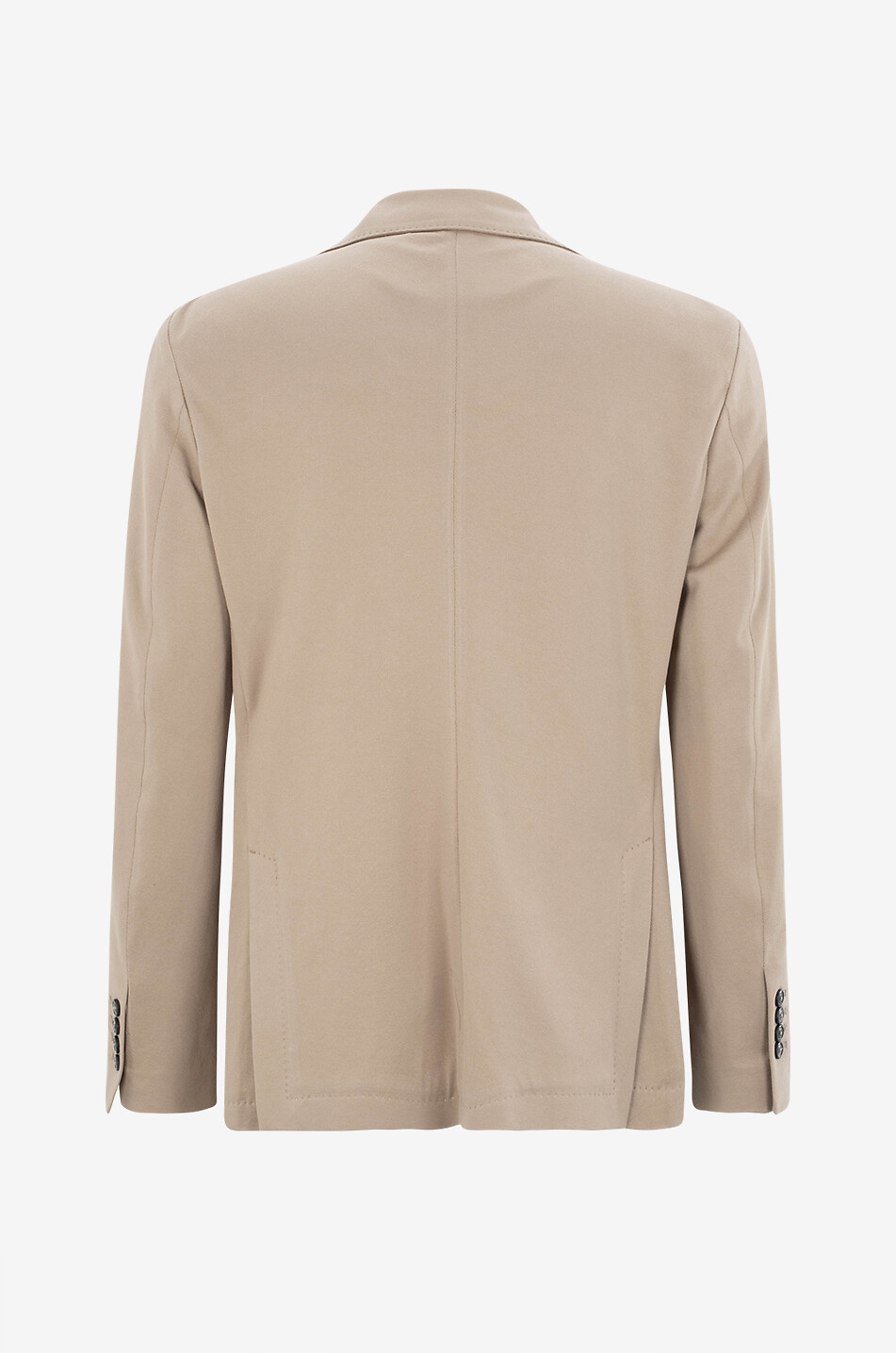 Einreihiger Baumwollpiqué-Blazer