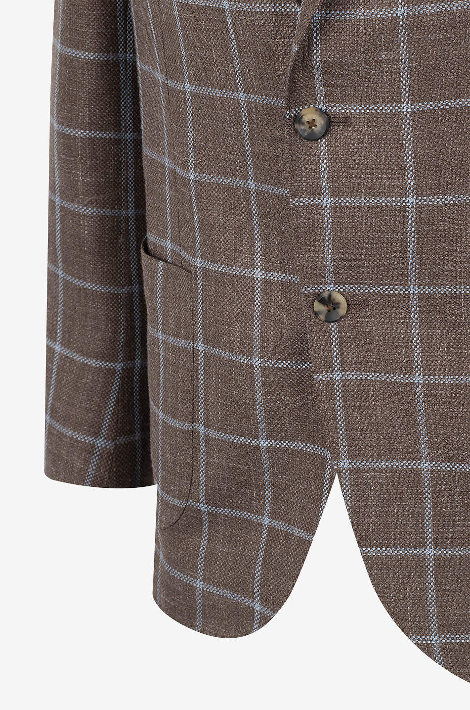 Karierter Blazer aus Schurwolle Gallipoli
