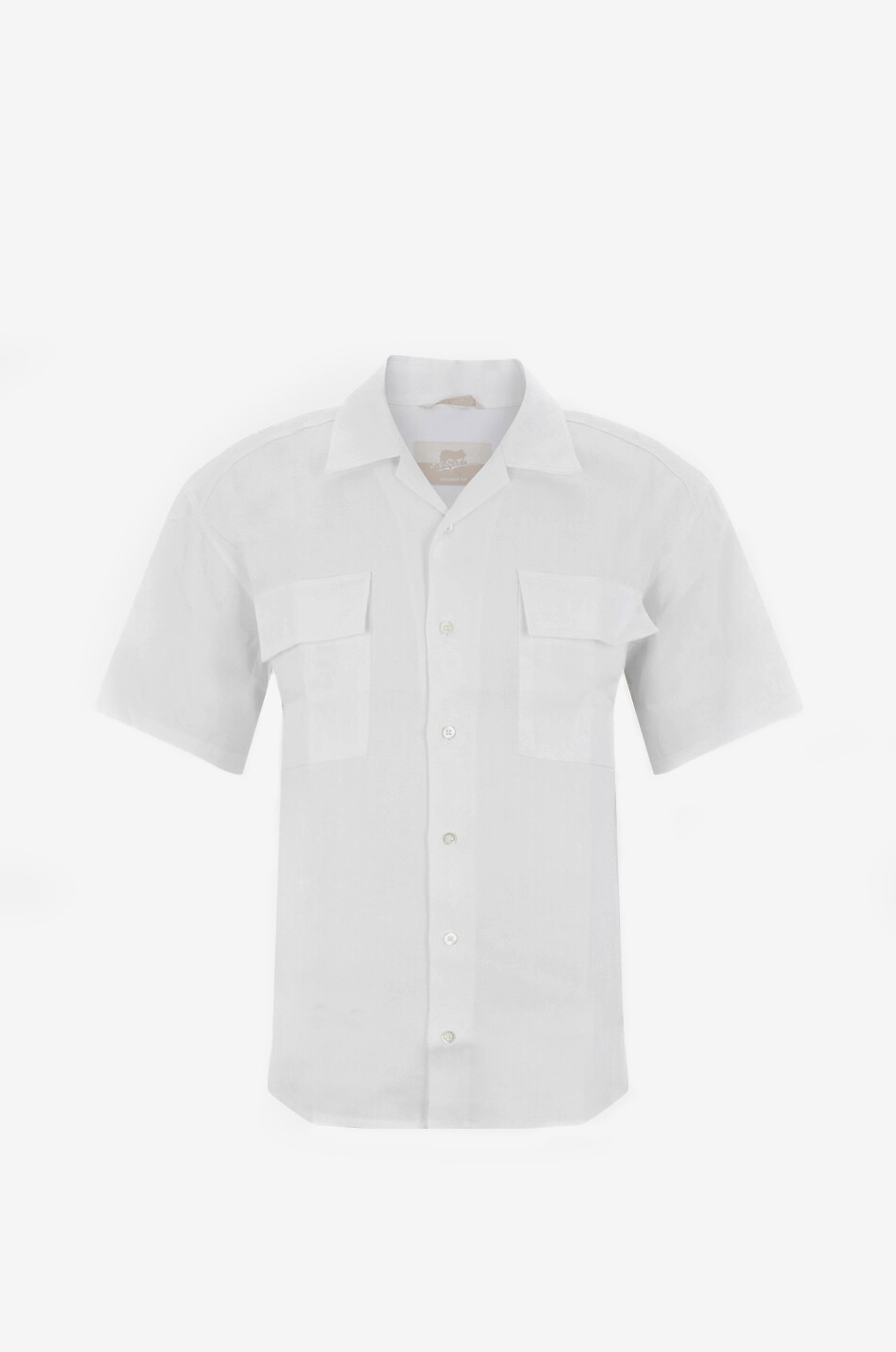MARCO PESCAROLO Chemise à manches courtes en lin Sette Homme BLANC 1