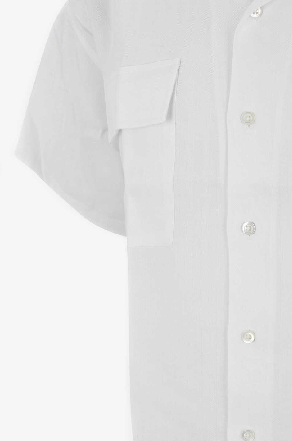 MARCO PESCAROLO Chemise à manches courtes en lin Sette Homme BLANC 3