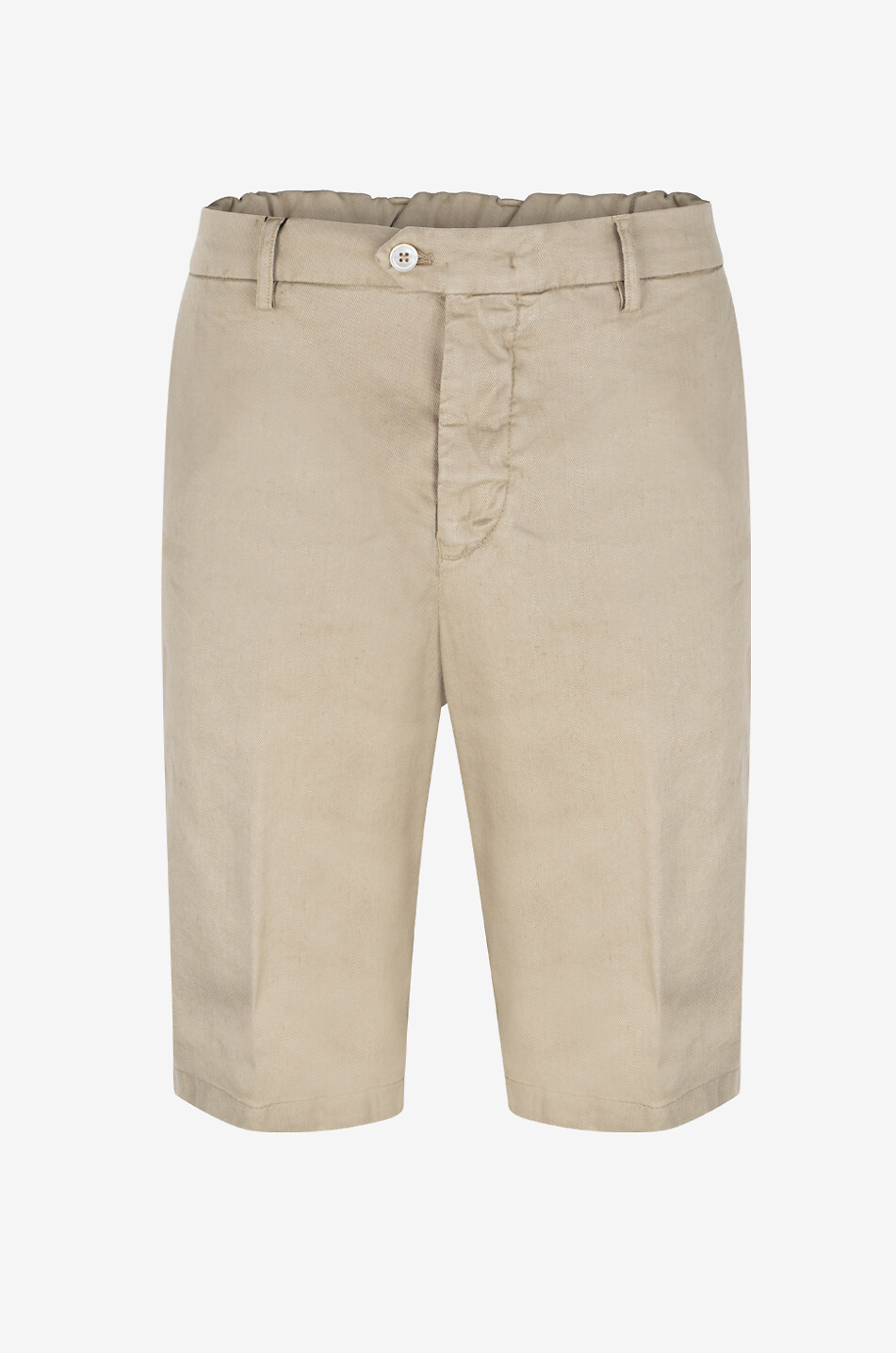 MARCO PESCAROLO Bermuda en lin Faro Homme Beige clair 1