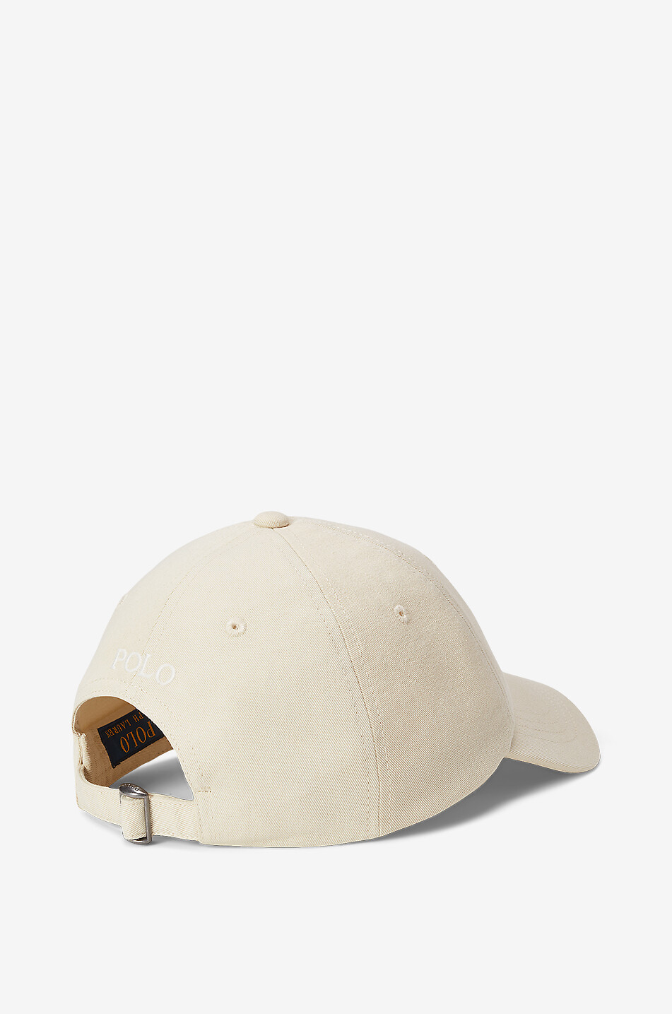 POLO RALPH LAUREN Pony cotton twill baseball cap Women Light beige 2