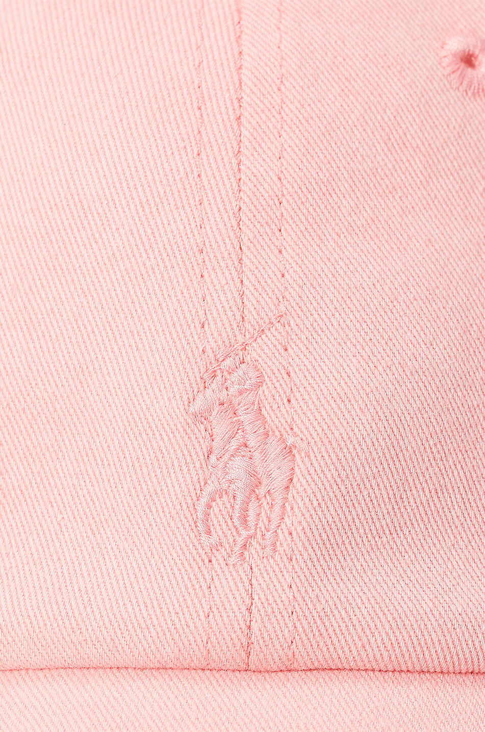 POLO RALPH LAUREN Pony cotton twill baseball cap Women LIGHT PINK 3