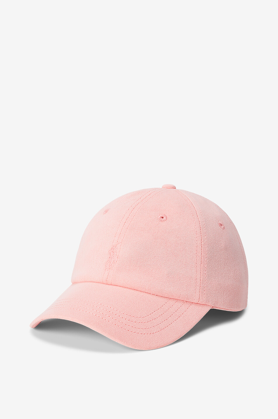 POLO RALPH LAUREN Pony cotton twill baseball cap Women LIGHT PINK 1