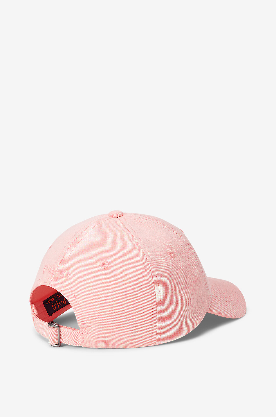 POLO RALPH LAUREN Pony cotton twill baseball cap Women LIGHT PINK 2
