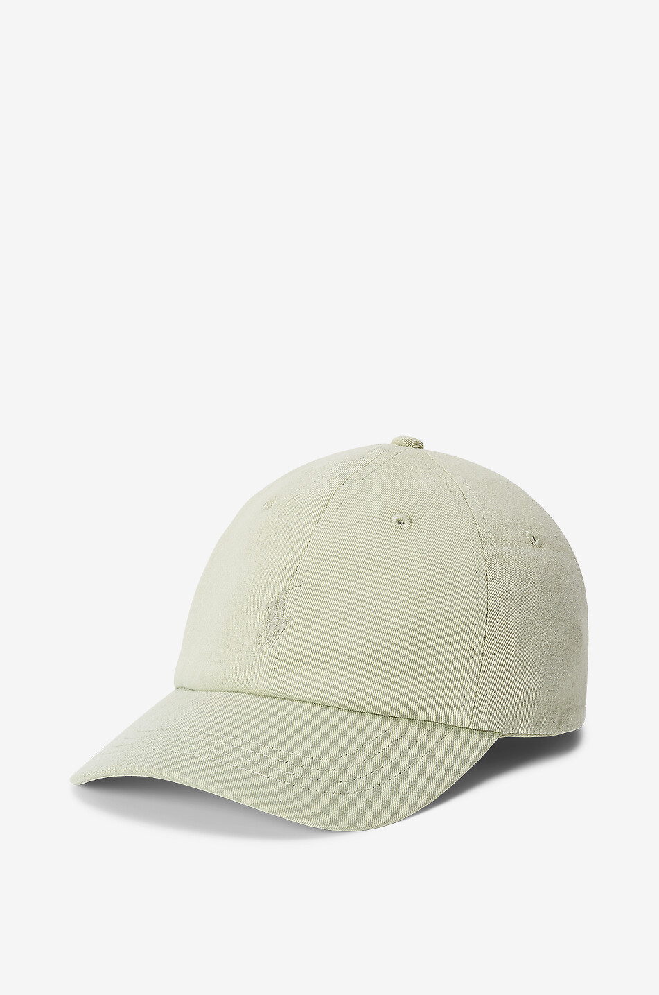 POLO RALPH LAUREN Pony cotton twill baseball cap Women LIGHT GREEN 1