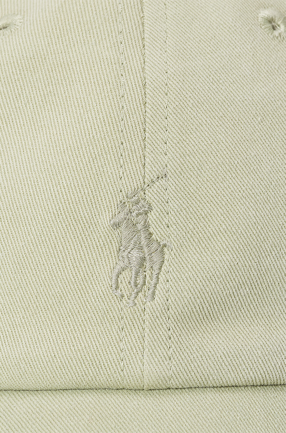 POLO RALPH LAUREN Pony cotton twill baseball cap Women LIGHT GREEN 3