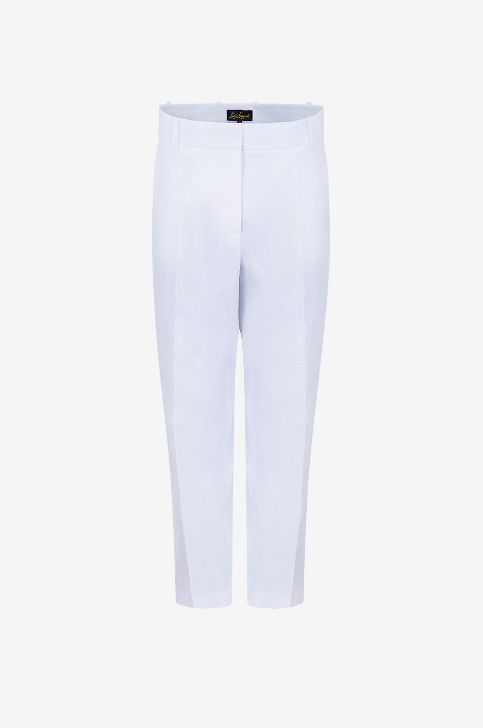 LUISA SPAGNOLI Pantalon droit raccourci en lin Arale Femme BLANC 1