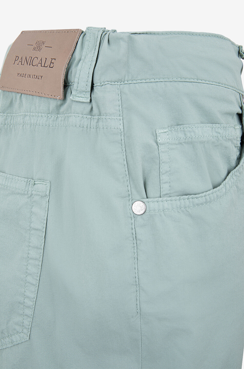 PANICALE Karottenhose aus Baumwolle Damen MITTELGRÜN 3