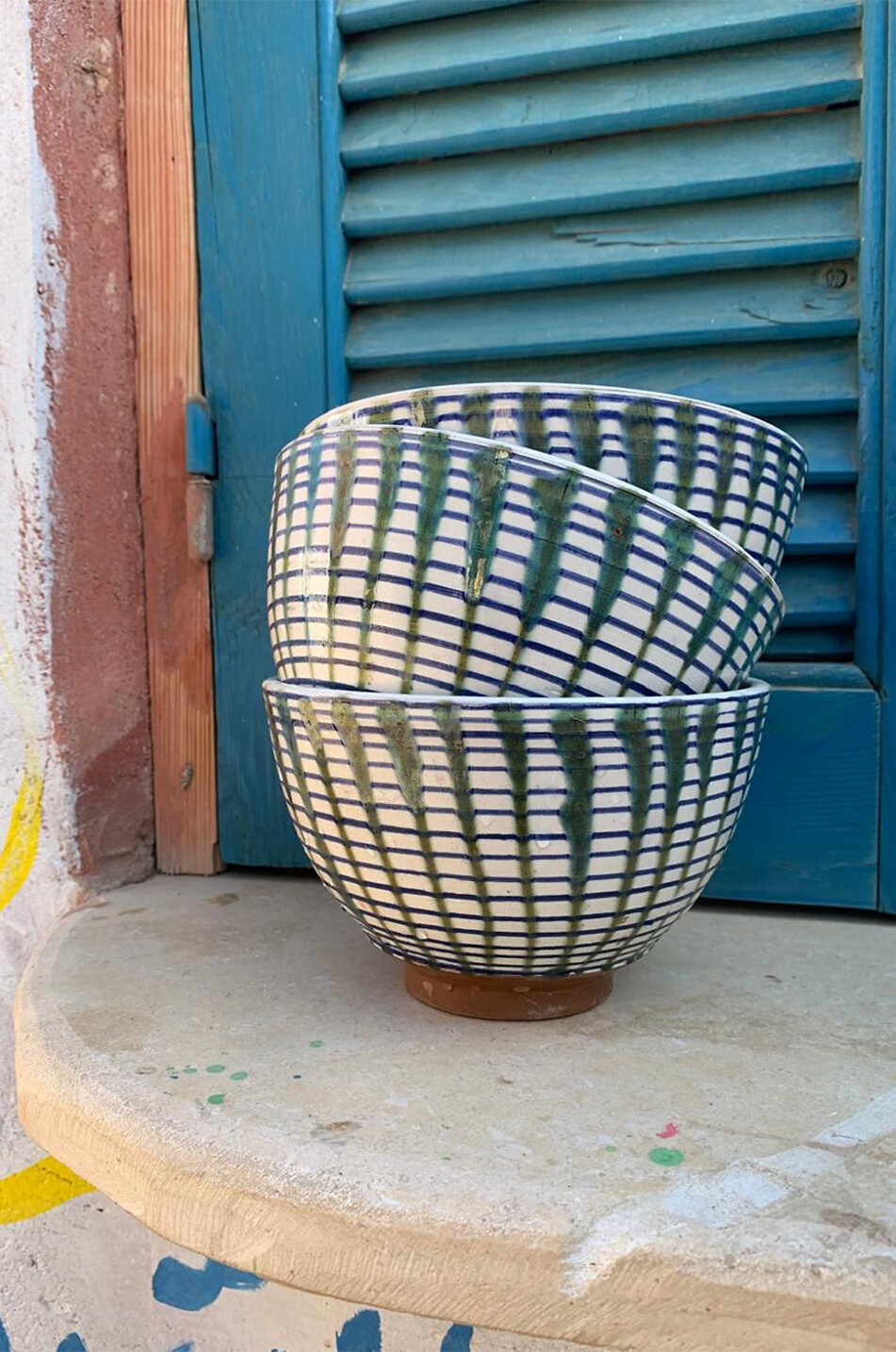 TAKECAIRE Bol en céramique Hakeem - D11 Maison MULTICOLORE 5