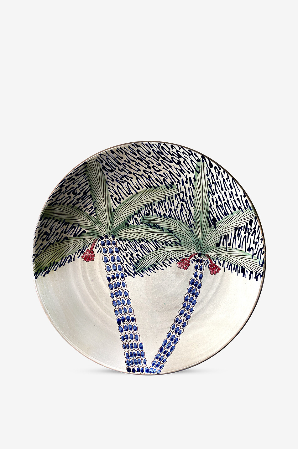 TAKECAIRE Assiette plate en céramique Hakeem Nakhlateen - D40 Maison MULTICOLORE 2