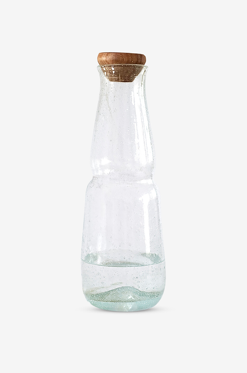 Mainstay glass carafe with lid - H28