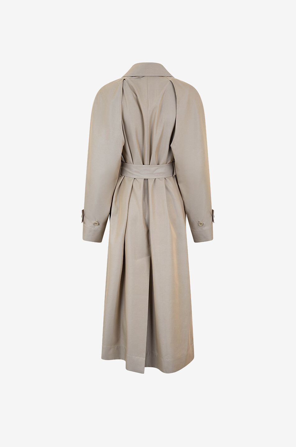 THE FRANKIE SHOP Astoria long trench coat Women BEIGE 2