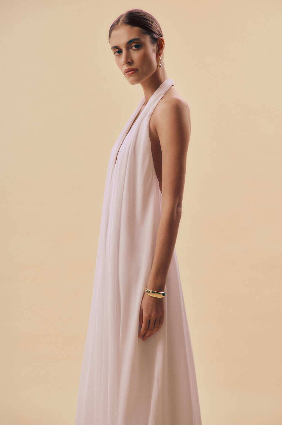 LIE STUDIO Manschette aus Messing The Emma Damen GOLDEN 4