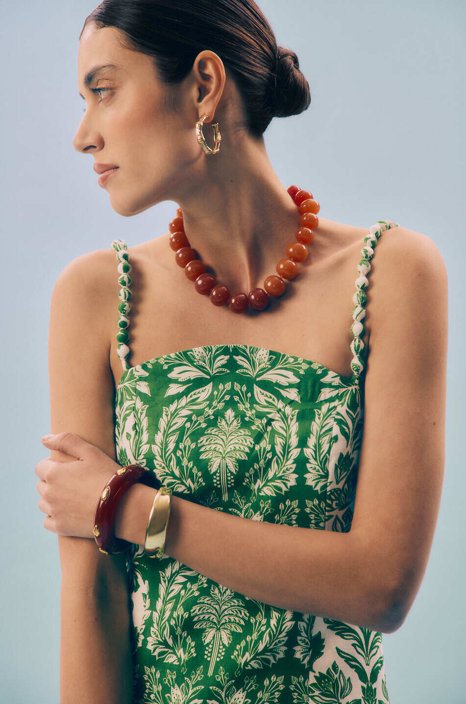 LIE STUDIO Manschette aus Messing The Emma Damen GOLDEN 6