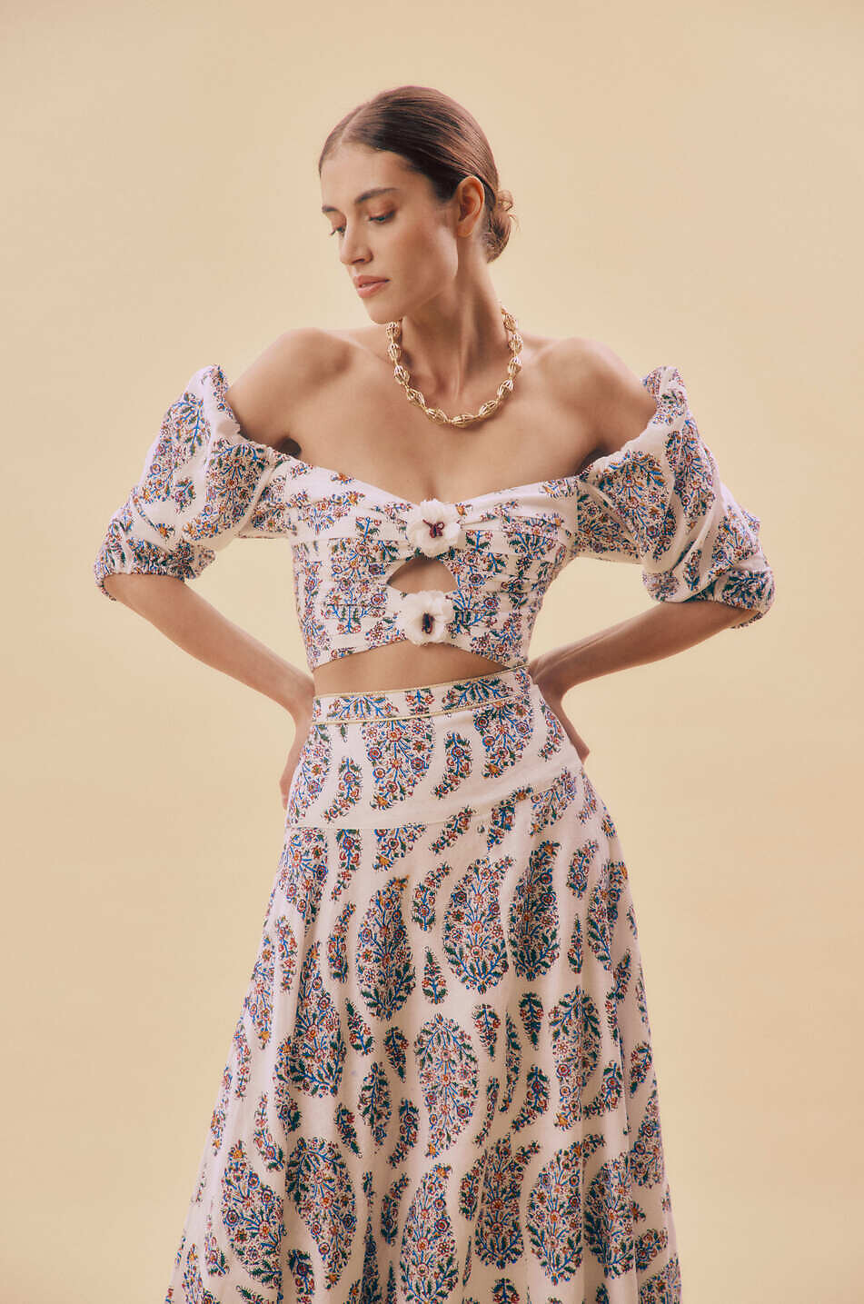 Goldene Halskette Savanna Fulani