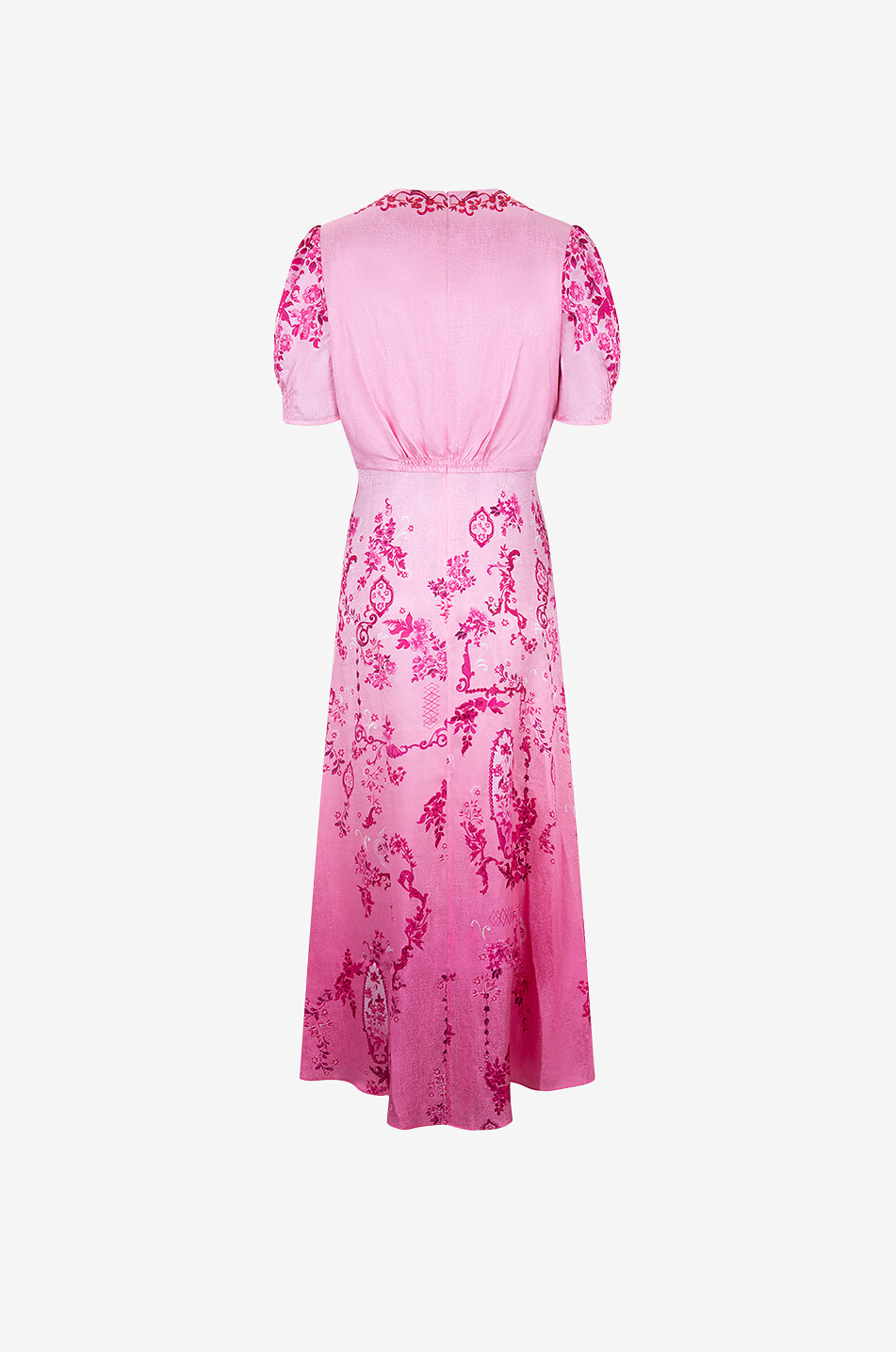Langes Kleid aus Seide Lea
