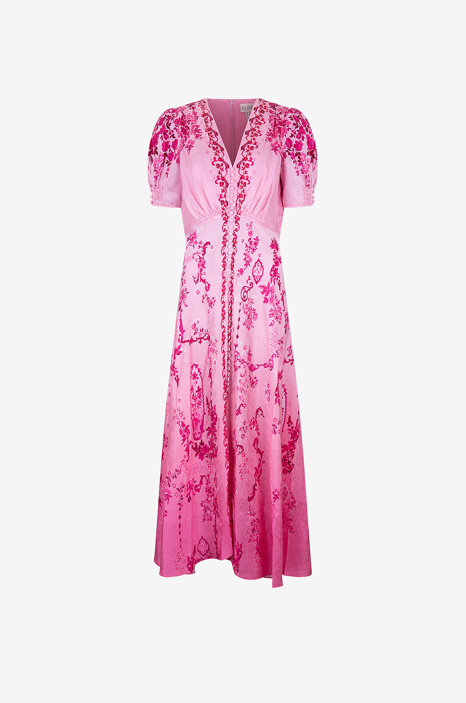 Robe longue en soie Lea