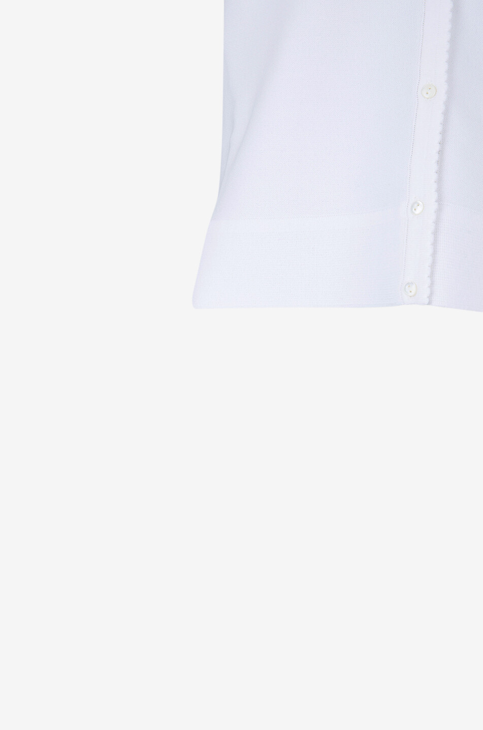 MOLLI Rafael short-sleeved knit shirt Women WHITE 3