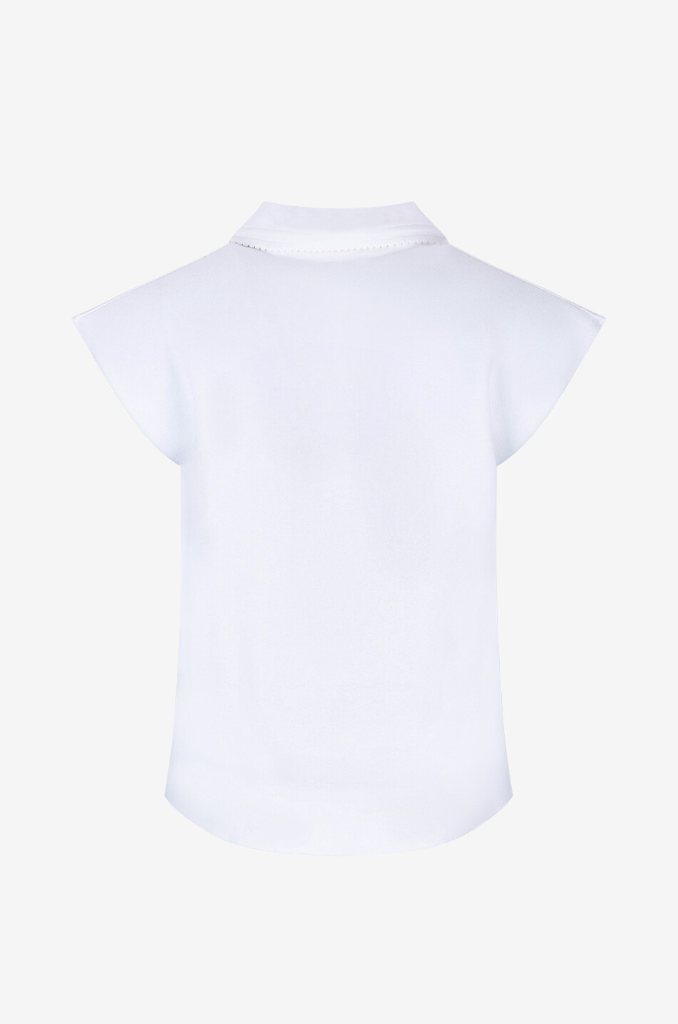 MOLLI Rafael short-sleeved knit shirt Women WHITE 2