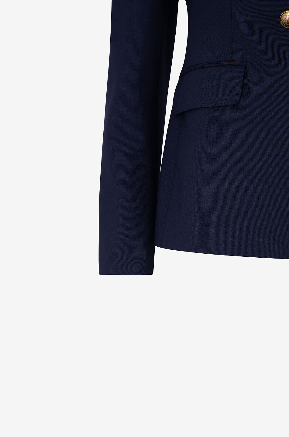 TAGLIATORE Alicya double-breasted cinched blazer Women DARK BLUE 3