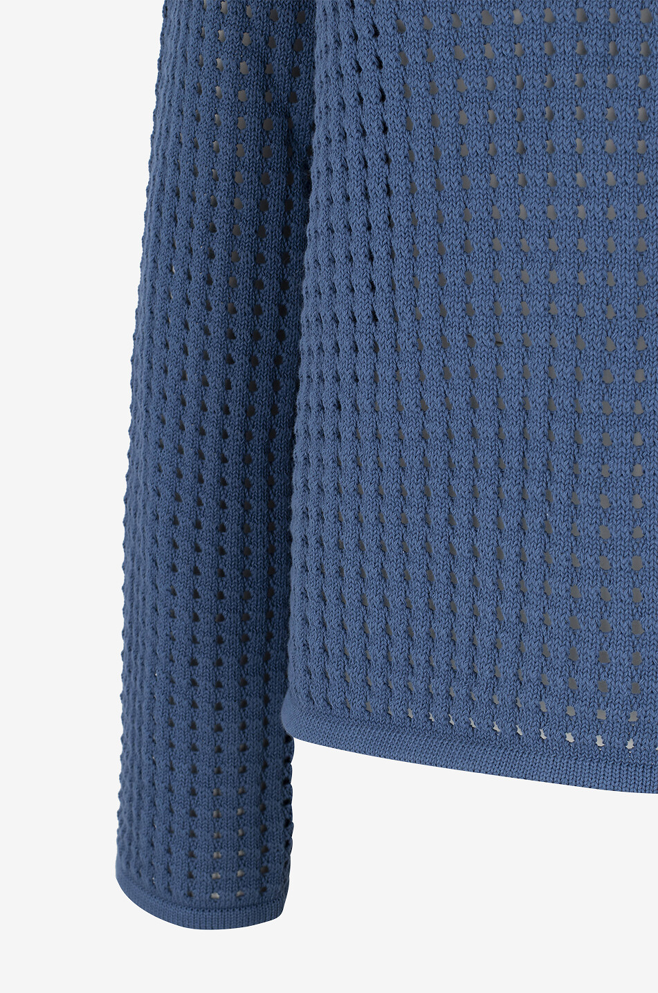 Pullover aus Baumwolle mit Lochmuster