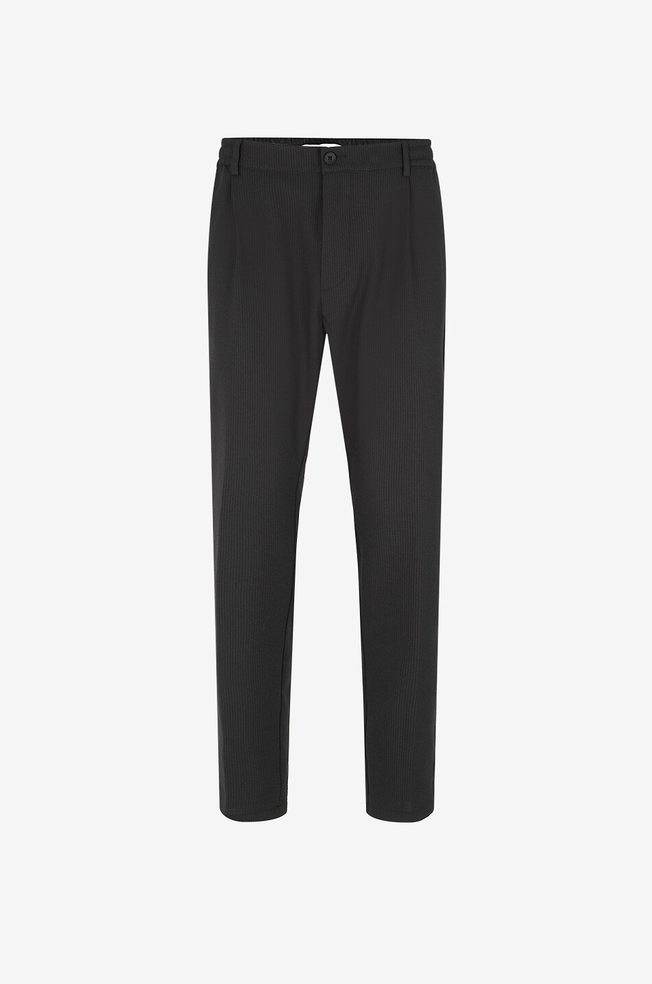 CRUNA Pantalon fuselé en seersucker Mitte Homme NOIR 1