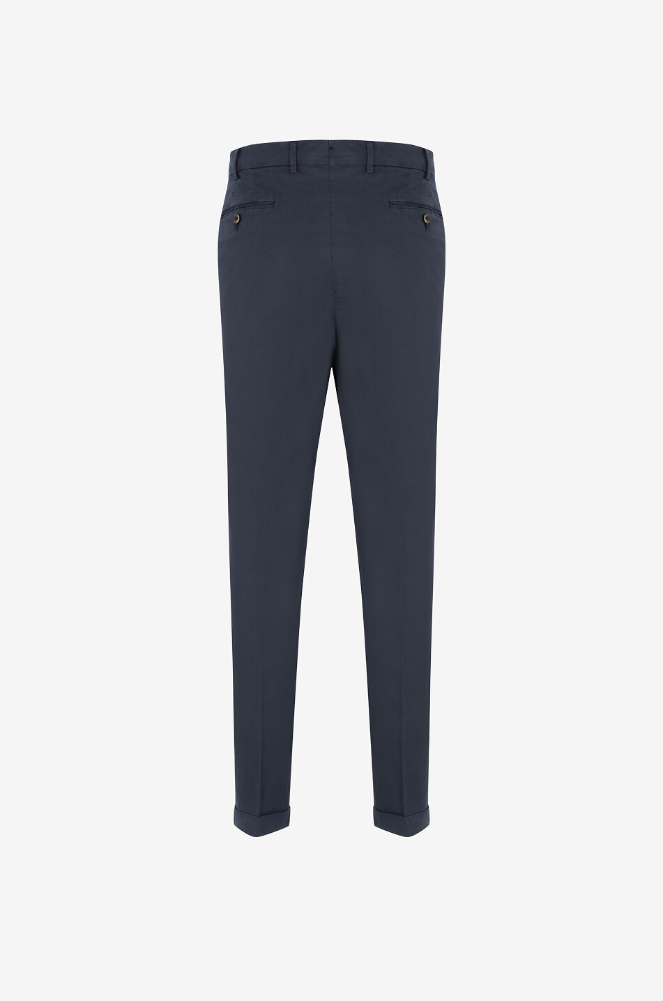 BONGÉNIE Pantalon chino slim en lyocell Homme BLEU FONCE 2