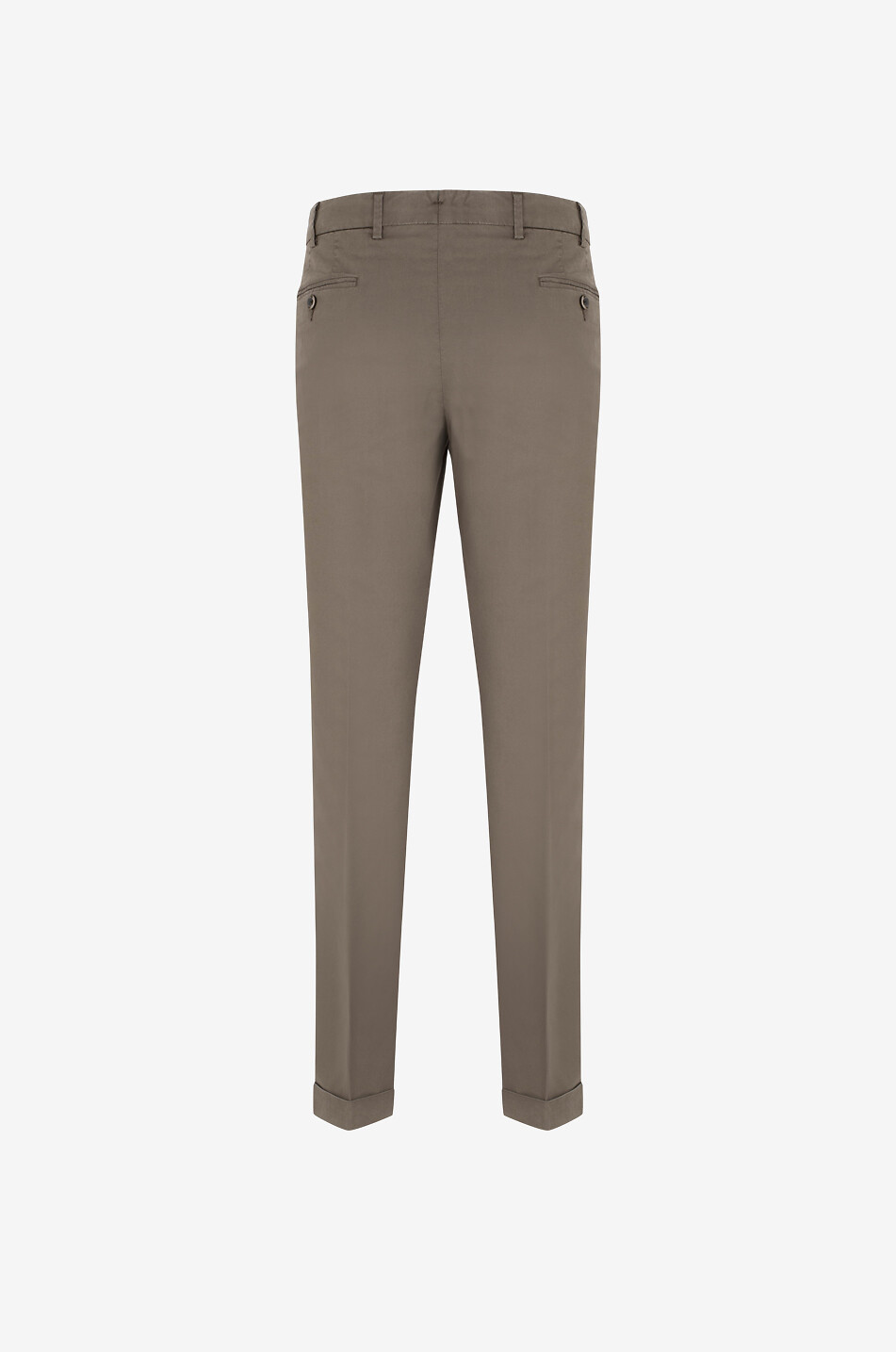 BONGÉNIE Pantalon chino slim en lyocell Homme MARRON MOYEN 2