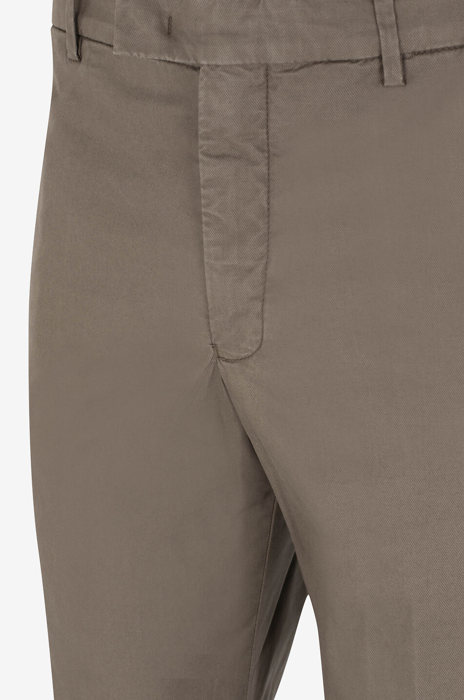 BONGÉNIE Pantalon chino slim en lyocell Homme MARRON MOYEN 3