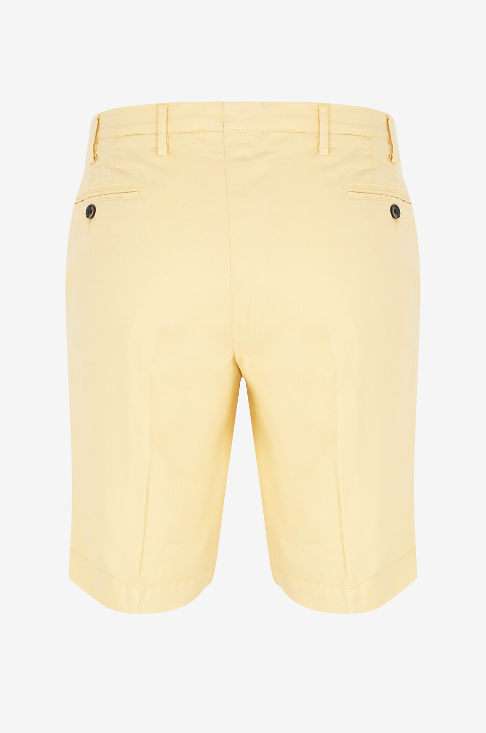 BONGÉNIE Lyocell Bermuda shorts Men MEDIUM YELLOW 2