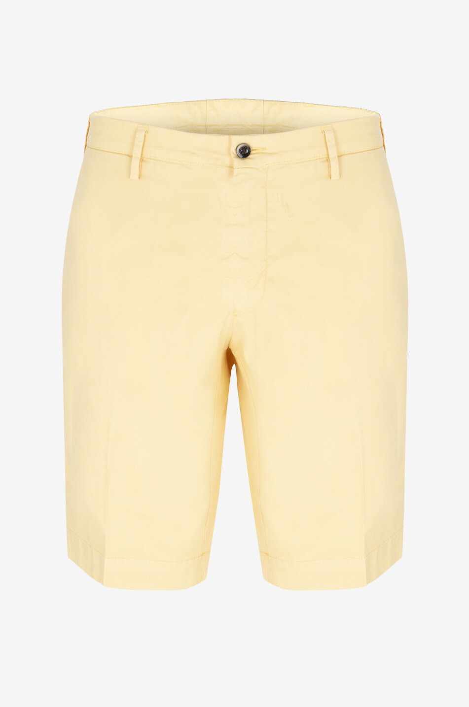 BONGÉNIE Lyocell Bermuda shorts Men MEDIUM YELLOW 1