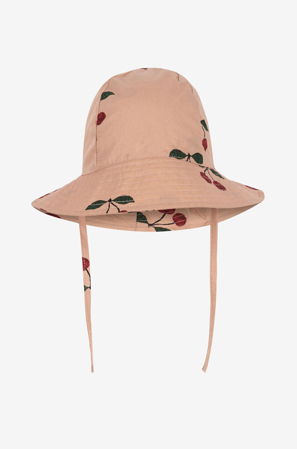 Mädchen-Anglerhut aus Biobaumwolle Verbena Ma Grande Cerise