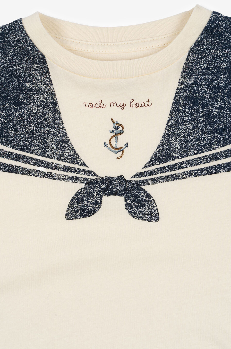 KONGES SLØJD Fabo baby shorts and T-shirt set  EGGSHELL 2